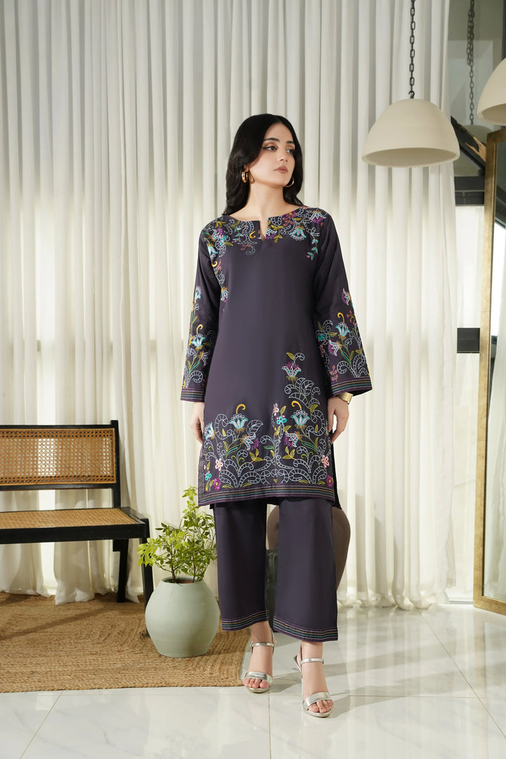 Dhaga Women Pret Embroidered 2 Piece cotton Kaif SS25DSEkaif - Summer Collection