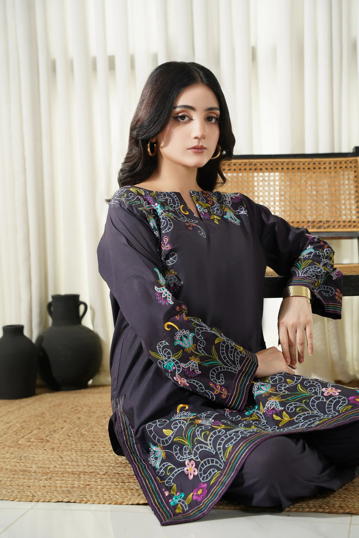 Dhaga Women Pret Embroidered 2 Piece cotton Kaif SS25DSEkaif - Summer Collection