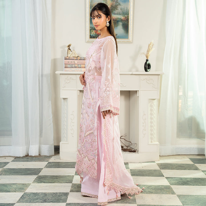 Zebtan Women Unstitched Embroidered Chiffon 3 Piece Suit ZM-04 Festive Collection