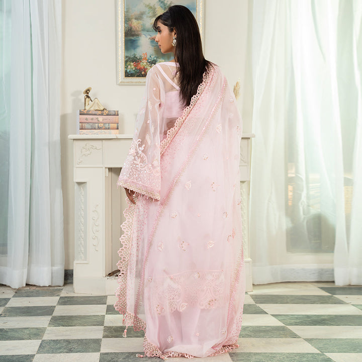 Zebtan Women Unstitched Embroidered Chiffon 3 Piece Suit ZM-04 Festive Collection