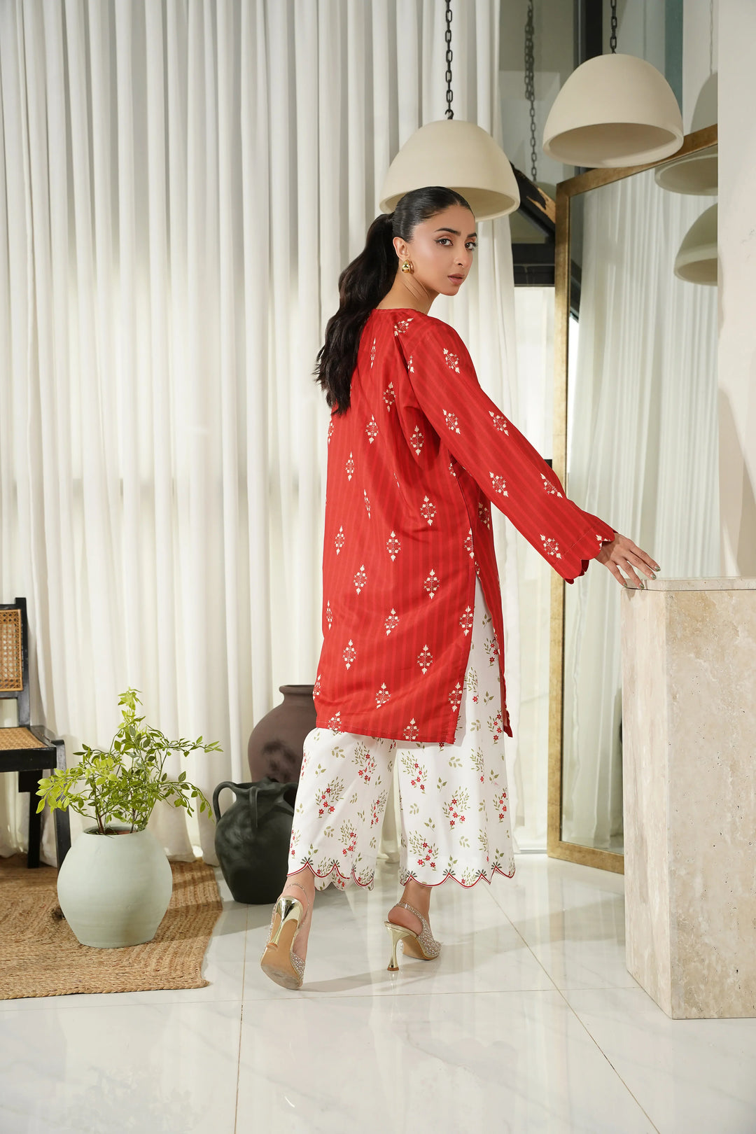 Dhaga Women Pret Printed 2 Piece poly cambric Sienna SS25DSP302 - Summer Collection