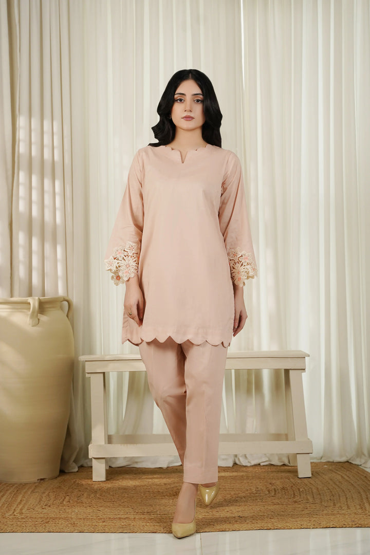 Dhaga Women Pret Embroidered 2 Piece cotton Elin SS25DSE118 - Summer Collection