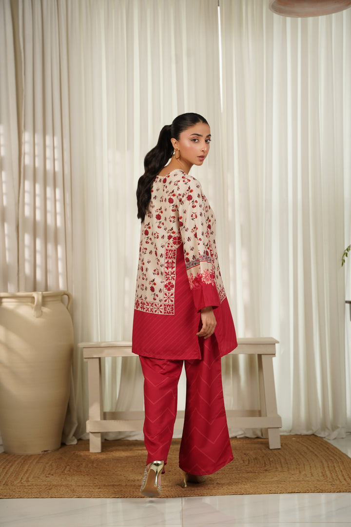 Dhaga Women Pret Printed 2 Piece Soft Crepe Amicia SS25DKP116 - Summer Collection