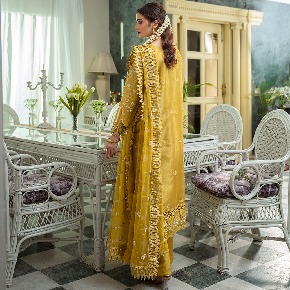 Zebtan Women Unstitched Embroidered Missouri 3 Piece Suit ZM-08 Festive Collection