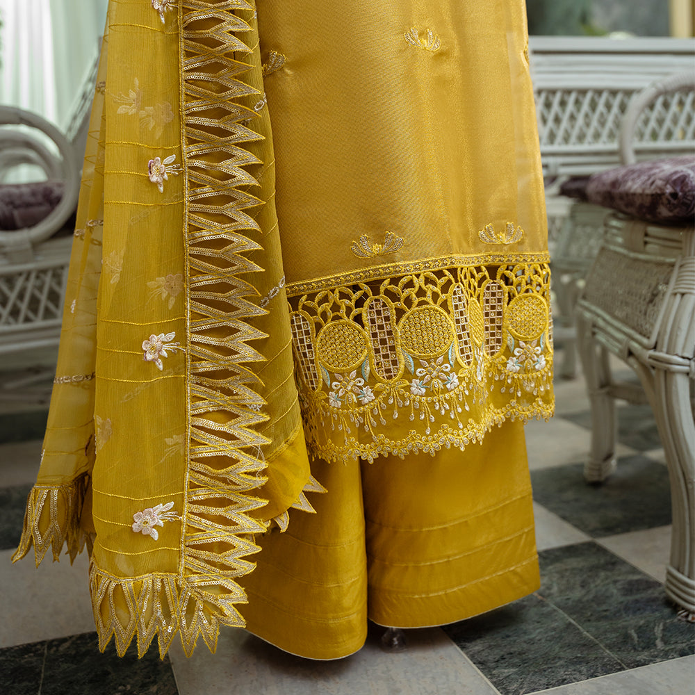 Zebtan Women Unstitched Embroidered Missouri 3 Piece Suit ZM-08 Festive Collection