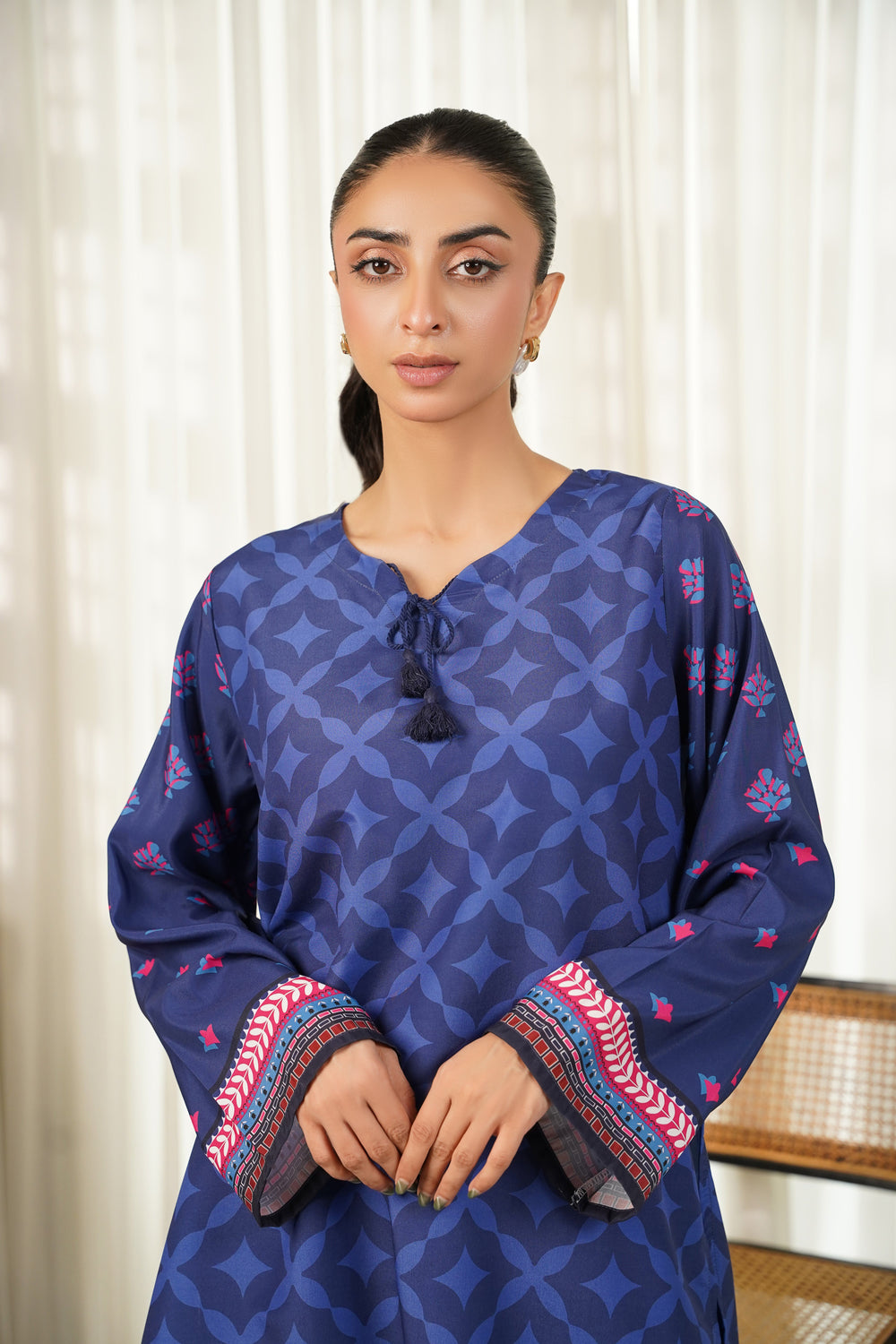 Dhaga Women Pret Printed 2 Piece Soft Crepe Lennie SS25DKP114 - Summer Collection