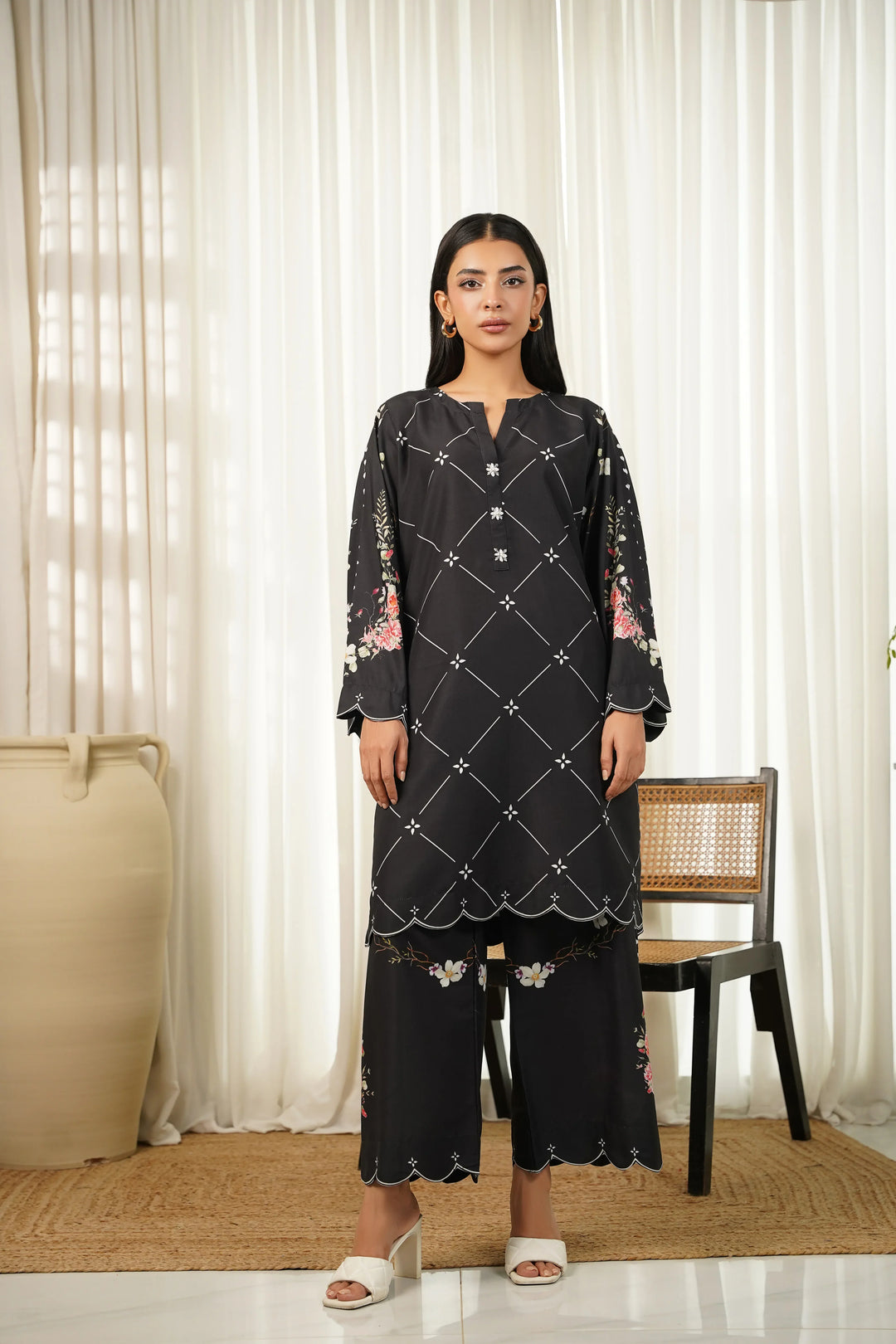 Dhaga Women Pret Printed 2 Piece poly cambric Cyrille SS25DSP304 - Summer Collection