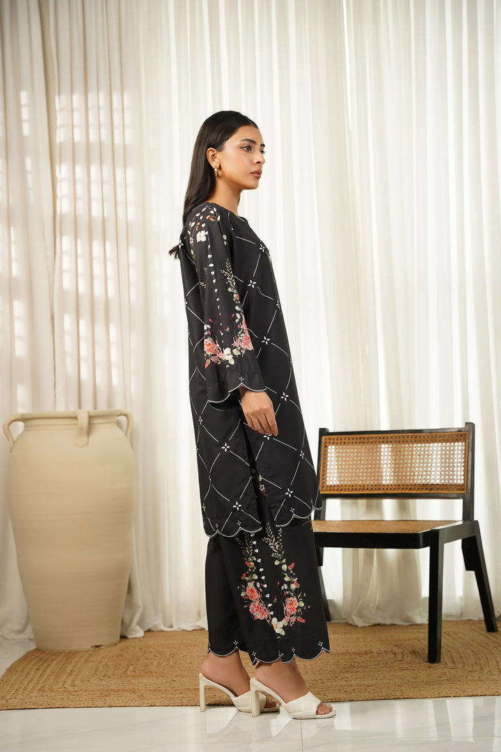 Dhaga Women Pret Printed 2 Piece poly cambric Cyrille SS25DSP304 - Summer Collection