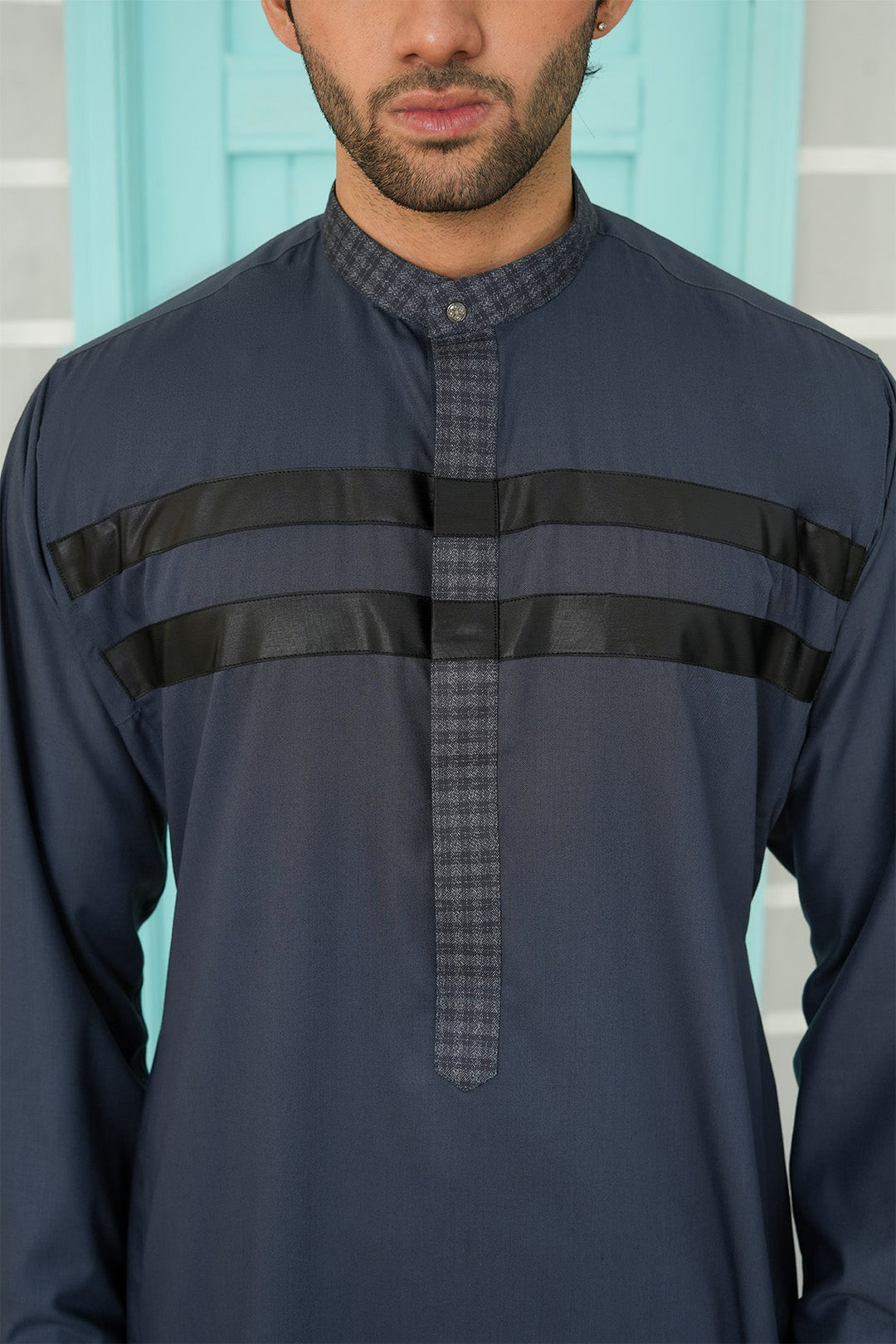 Royal Arabic Jubba by Edge Republic Mens RTW Solids Cotton Viscose 2 Piece Suit JB 015 Festive Collection