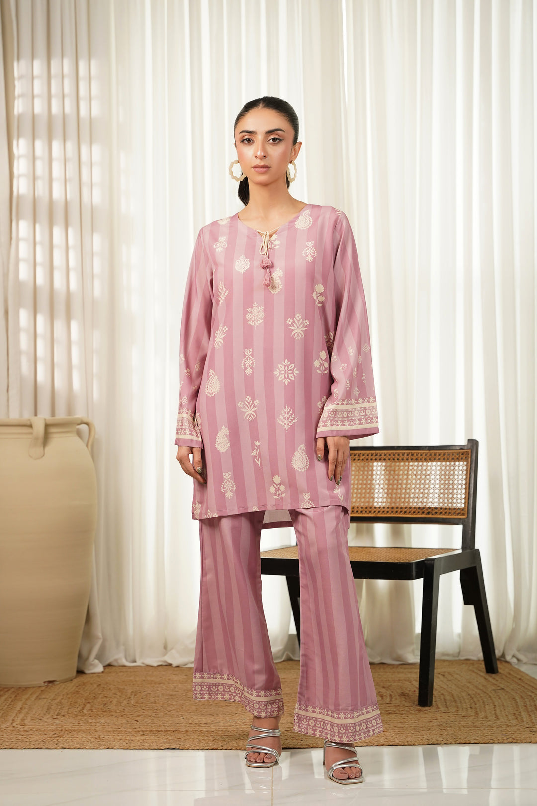 Dhaga Women Pret Printed 2 Piece Soft Crepe Beatrice SS25DKP138 - Summer Collection