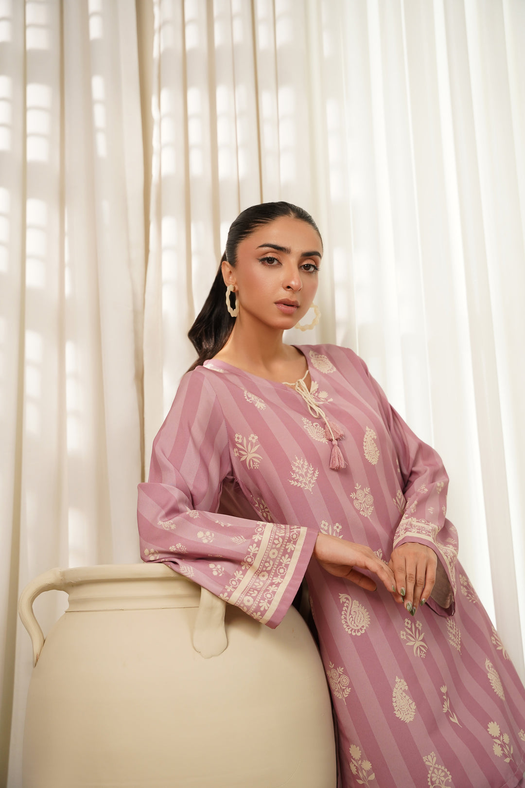 Dhaga Women Pret Printed 2 Piece Soft Crepe Beatrice SS25DKP138 - Summer Collection