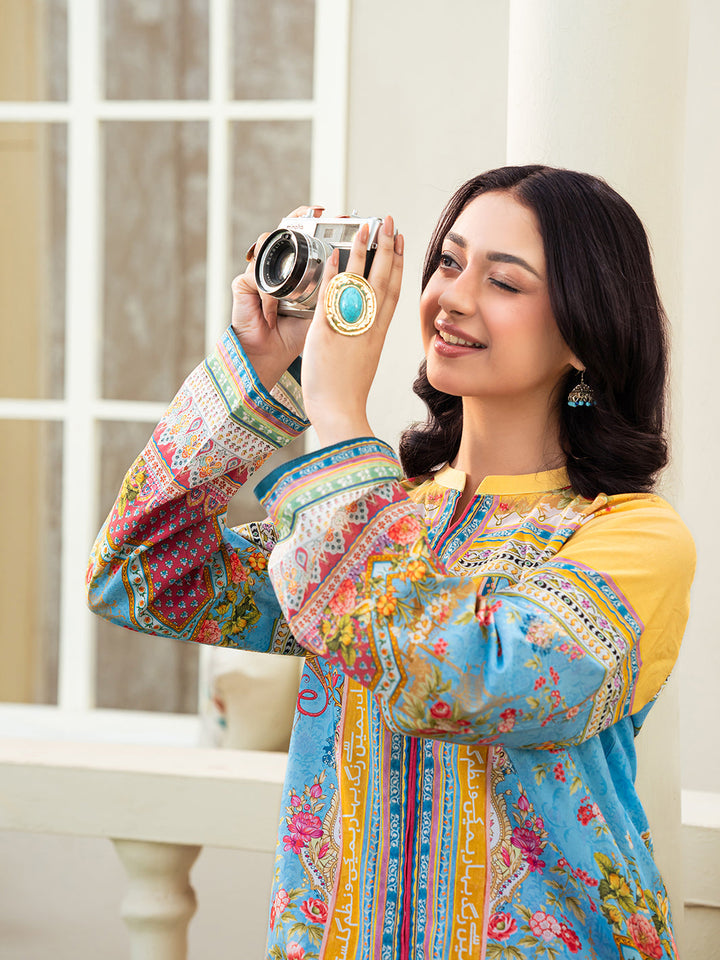 TNG Women Luxury Pret Printed Cambric 2 Piece Suit Samaa Multi - Casual Collection
