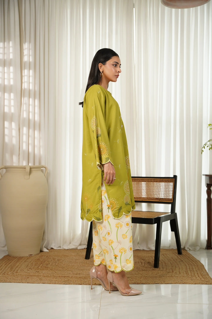 Dhaga Women Pret Printed 2 Piece poly cambric Juniper SS25DSP305 - Summer Collection