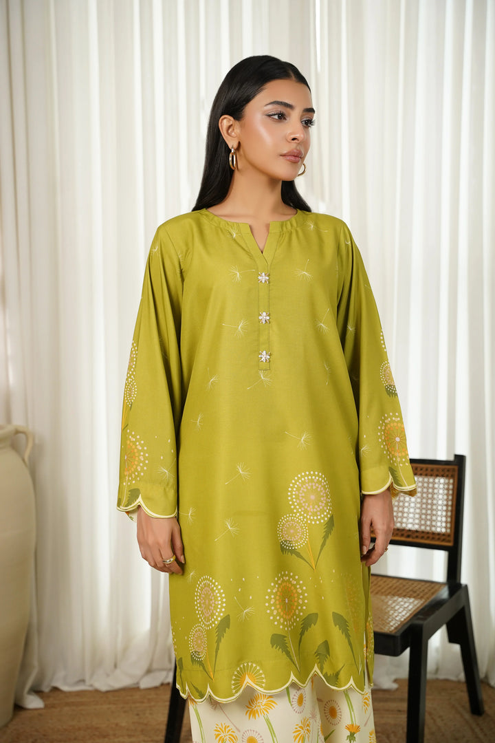Dhaga Women Pret Printed 2 Piece poly cambric Juniper SS25DSP305 - Summer Collection
