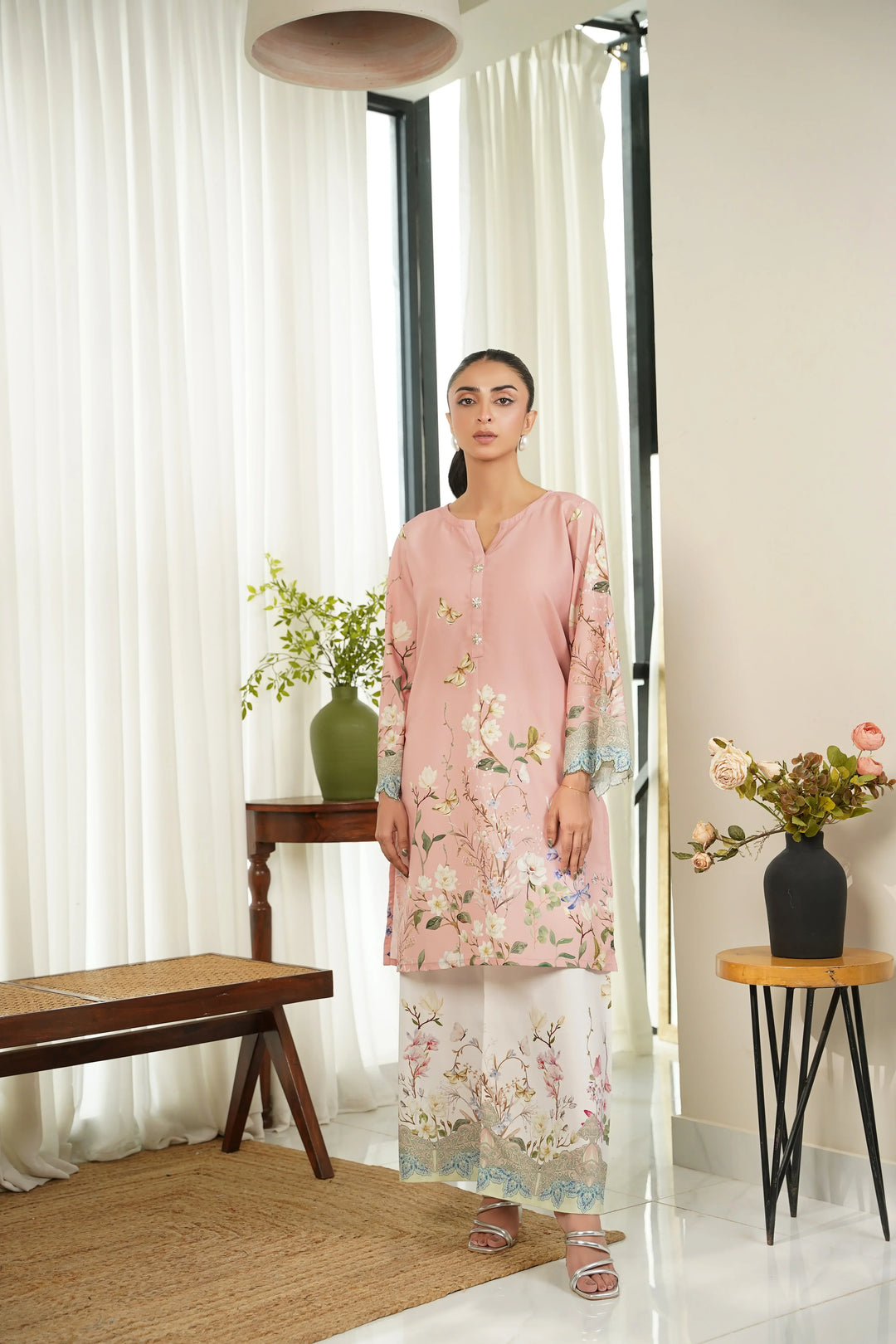 Dhaga Women Pret Printed 2 Piece poly cambric Amorette SS25DSP303 - Summer Collection