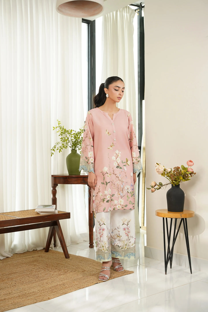 Dhaga Women Pret Printed 2 Piece poly cambric Amorette SS25DSP303 - Summer Collection