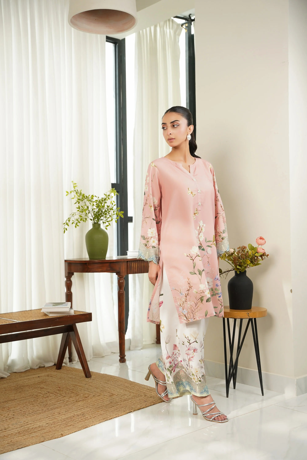 Dhaga Women Pret Printed 2 Piece poly cambric Amorette SS25DSP303 - Summer Collection