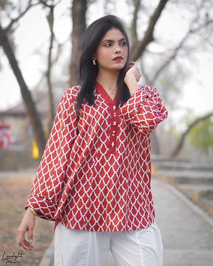 Urban Cut RTW Solids Cotton Co-Ord Sets Suit C-30 - Casual Collection