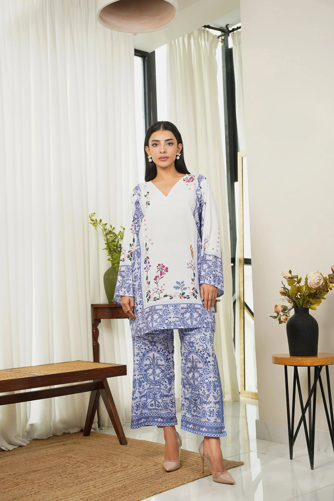 Dhaga Women Pret Printed 2 Piece Soft Crepe Enid SS25DSP313 - Summer Collection