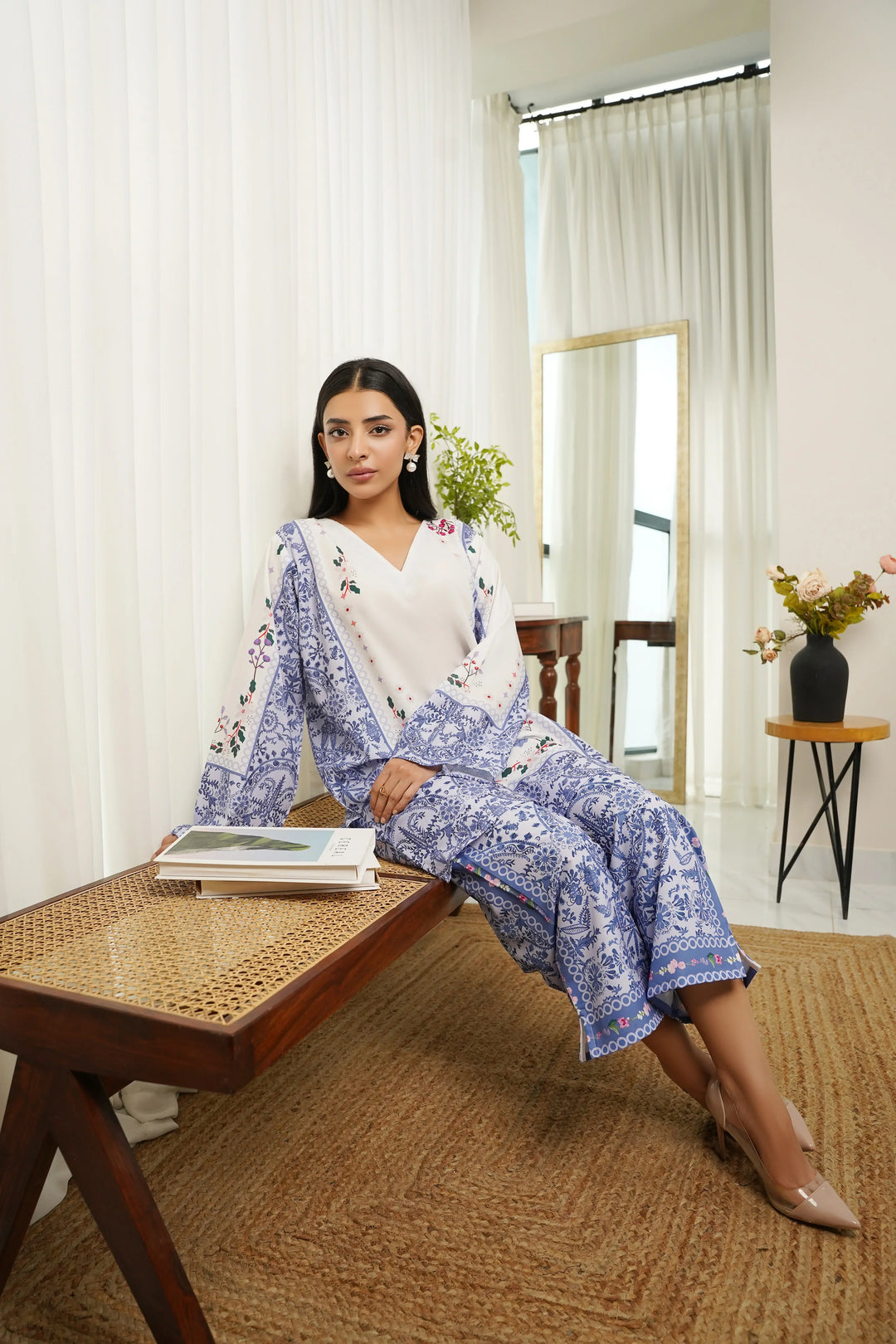 Dhaga Women Pret Printed 2 Piece Soft Crepe Enid SS25DSP313 - Summer Collection