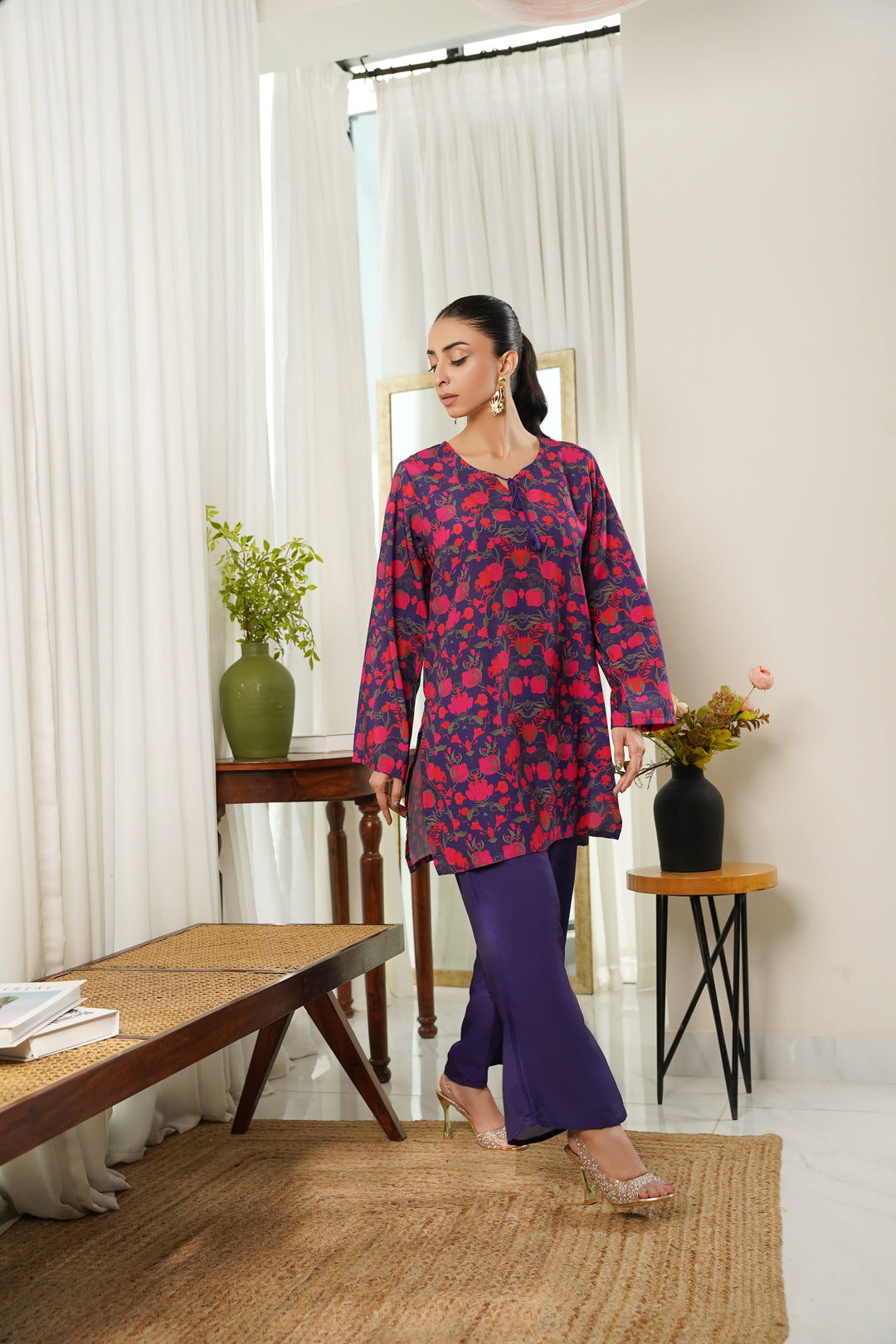 Dhaga Women Pret Printed 2 Piece Soft Crepe Emma SS25DKP106 - Summer Collection