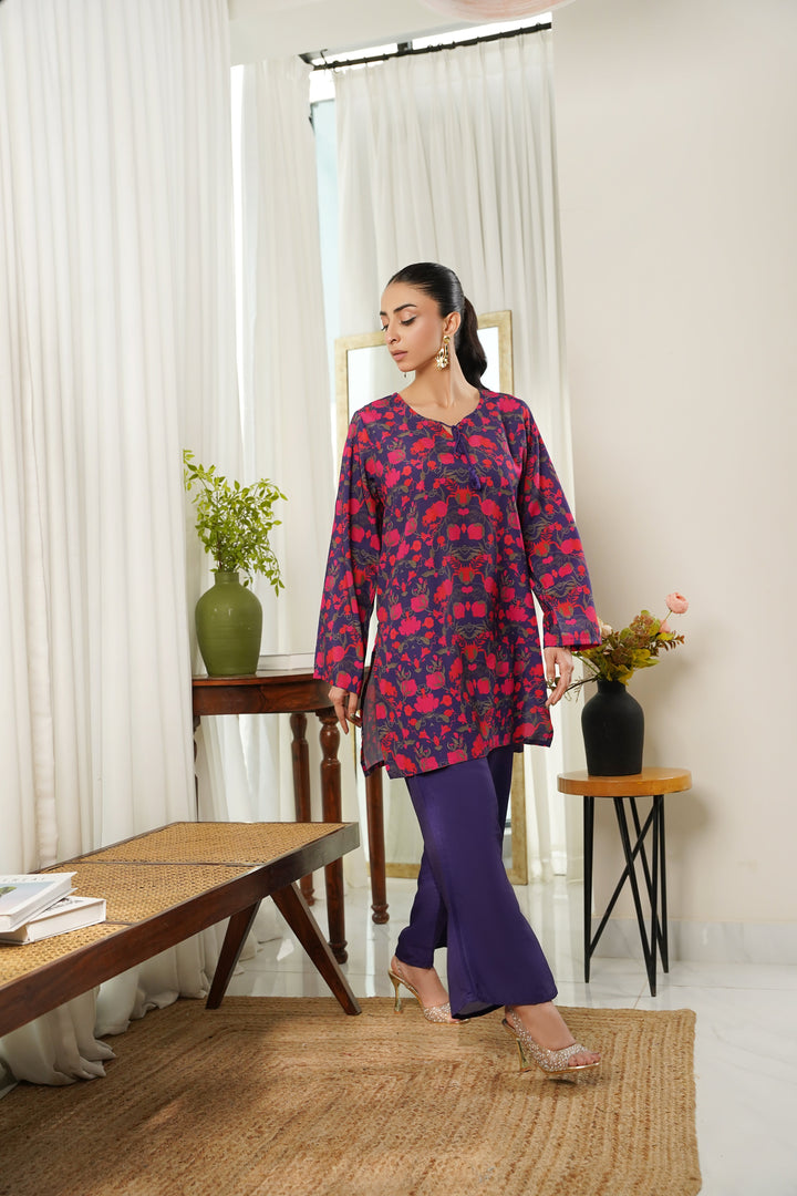 Dhaga Women Pret Printed 2 Piece Soft Crepe Emma SS25DKP106 - Summer Collection