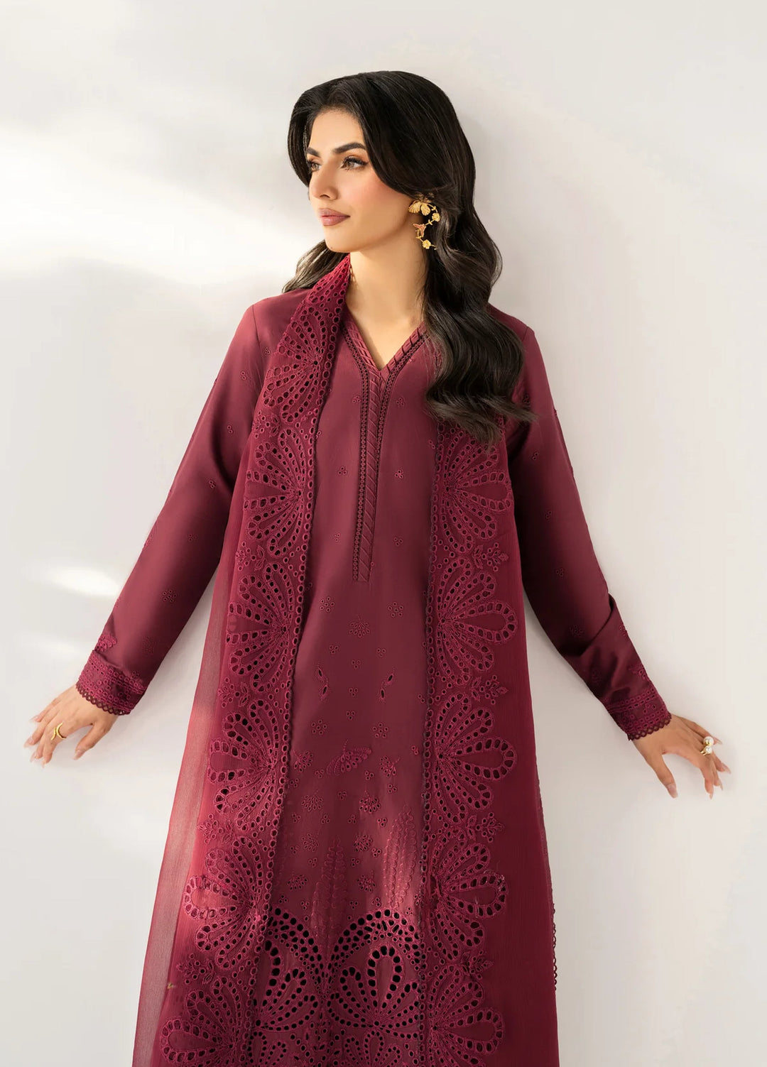Le'essence by Xenia Formals Unstitched Embroidered Lawn 3 Piece Suit XE26UL D-09 Calais - Summer Collection