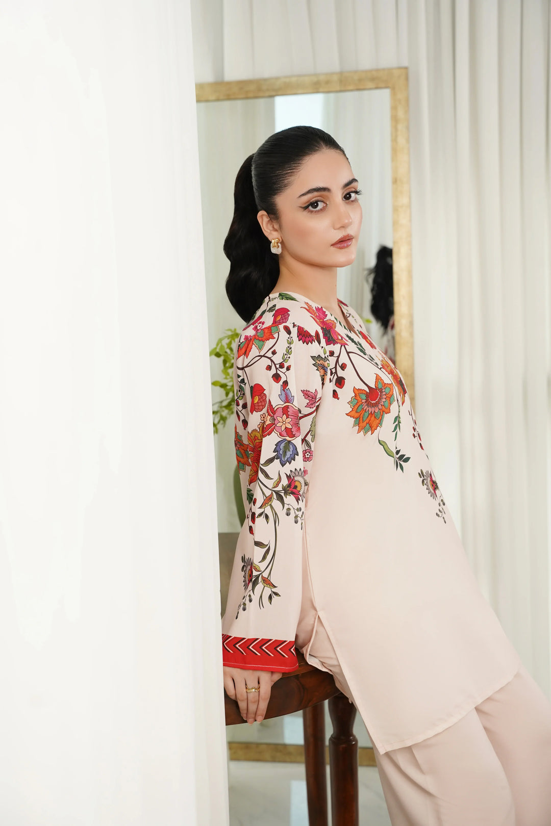 Dhaga Women Pret Printed 2 Piece Soft Crepe Leora SS25DSP315 - Summer Collection