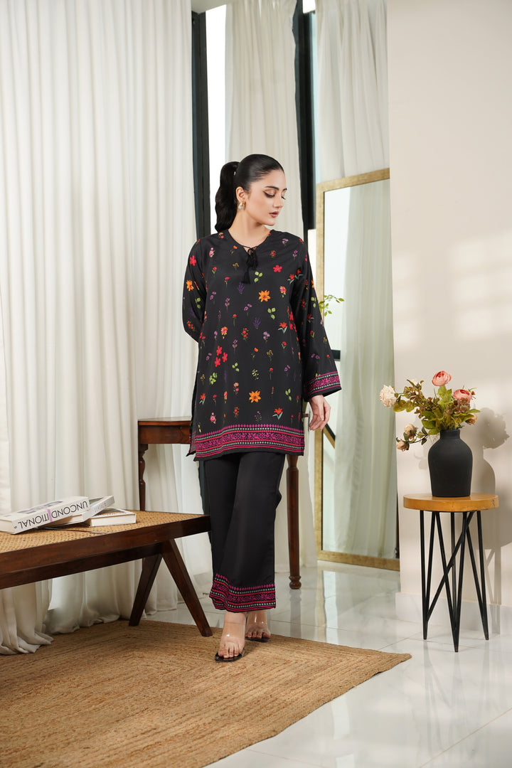 Dhaga Women Pret Printed 2 Piece Soft Crepe Becca SS25DKP134 - Summer Collection