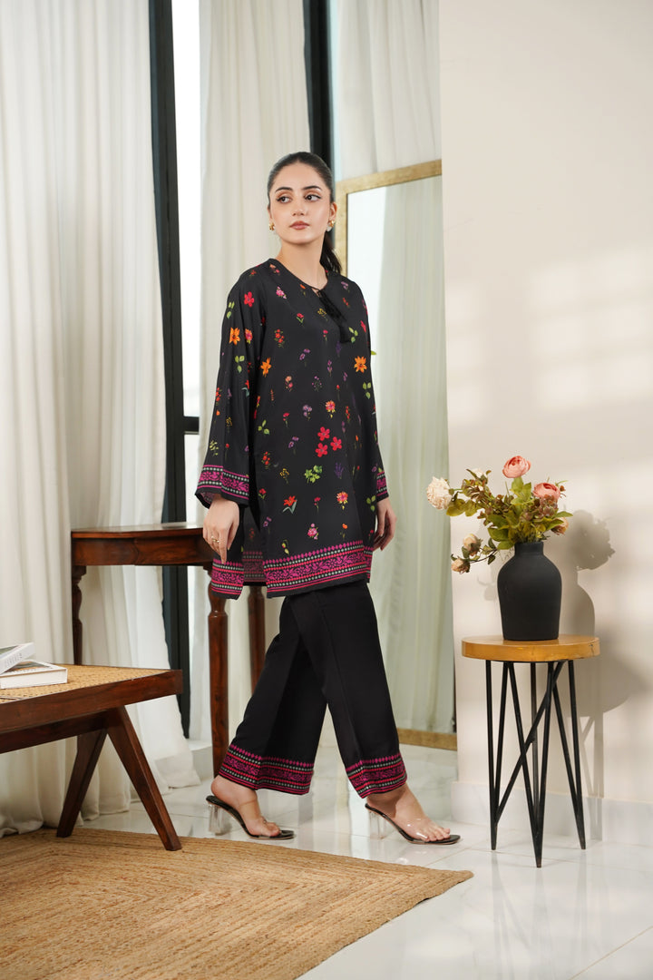 Dhaga Women Pret Printed 2 Piece Soft Crepe Becca SS25DKP134 - Summer Collection