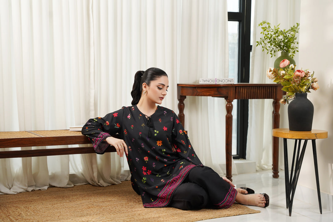 Dhaga Women Pret Printed 2 Piece Soft Crepe Becca SS25DKP134 - Summer Collection