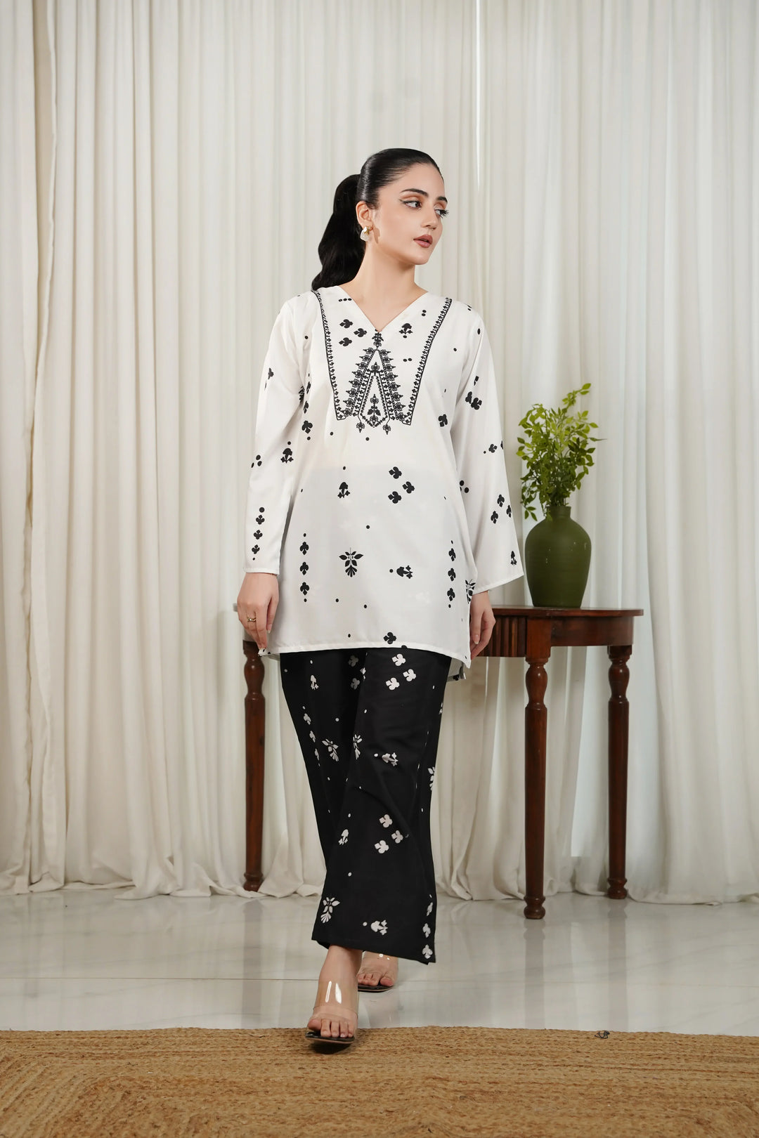 Dhaga Women Pret Printed 2 Piece Soft Crepe Zillah SS25DSP312 - Summer Collection