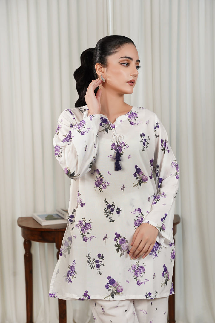 Dhaga Women Pret Printed 2 Piece Soft Crepe Blaire SS25DKP137 - Summer Collection