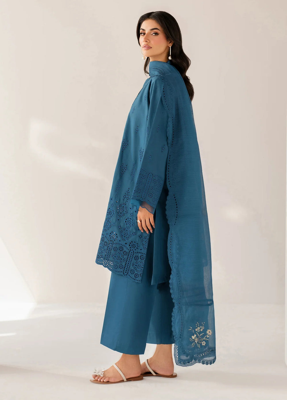 Le'essence by Xenia Formals Unstitched Embroidered Lawn 3 Piece Suit XE26UL D-06 Zayli - Summer Collection