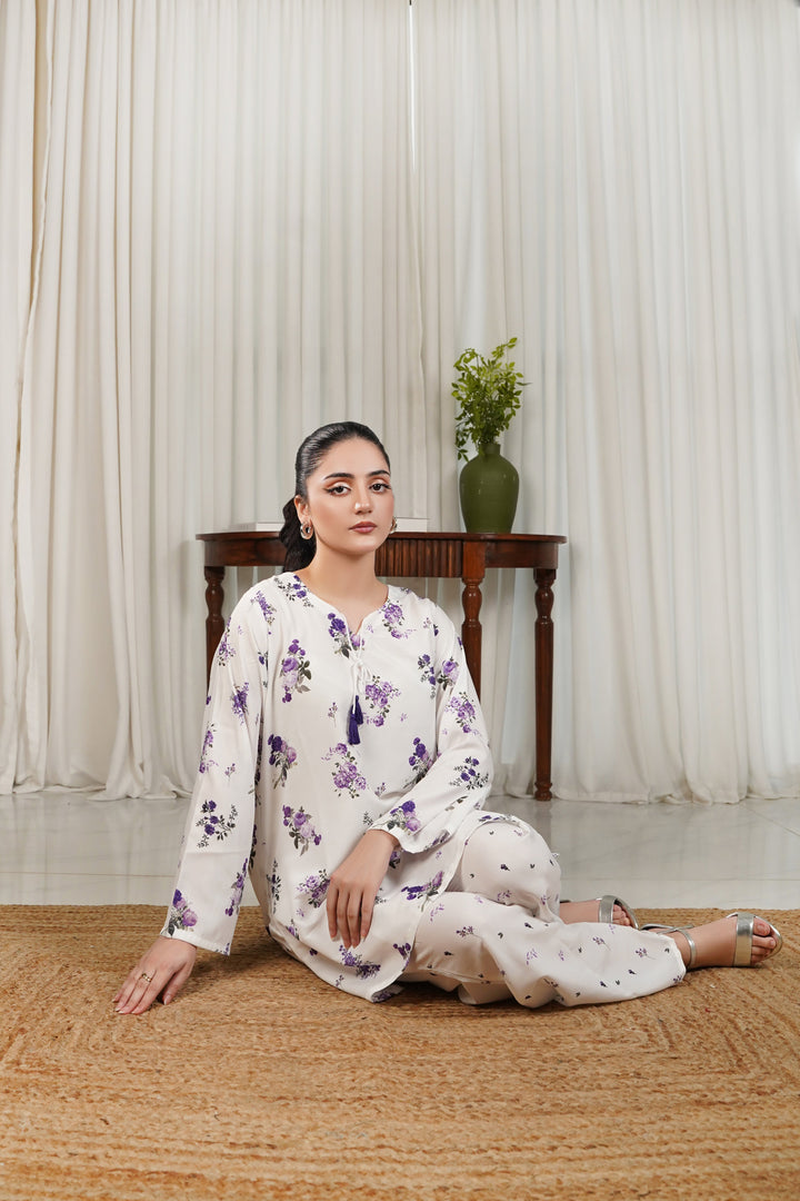 Dhaga Women Pret Printed 2 Piece Soft Crepe Blaire SS25DKP137 - Summer Collection