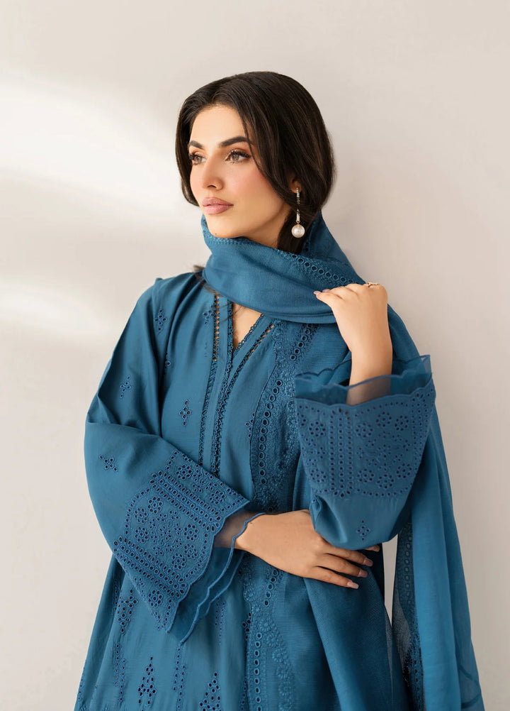 Le'essence by Xenia Formals Unstitched Embroidered Lawn 3 Piece Suit XE26UL D-06 Zayli - Summer Collection