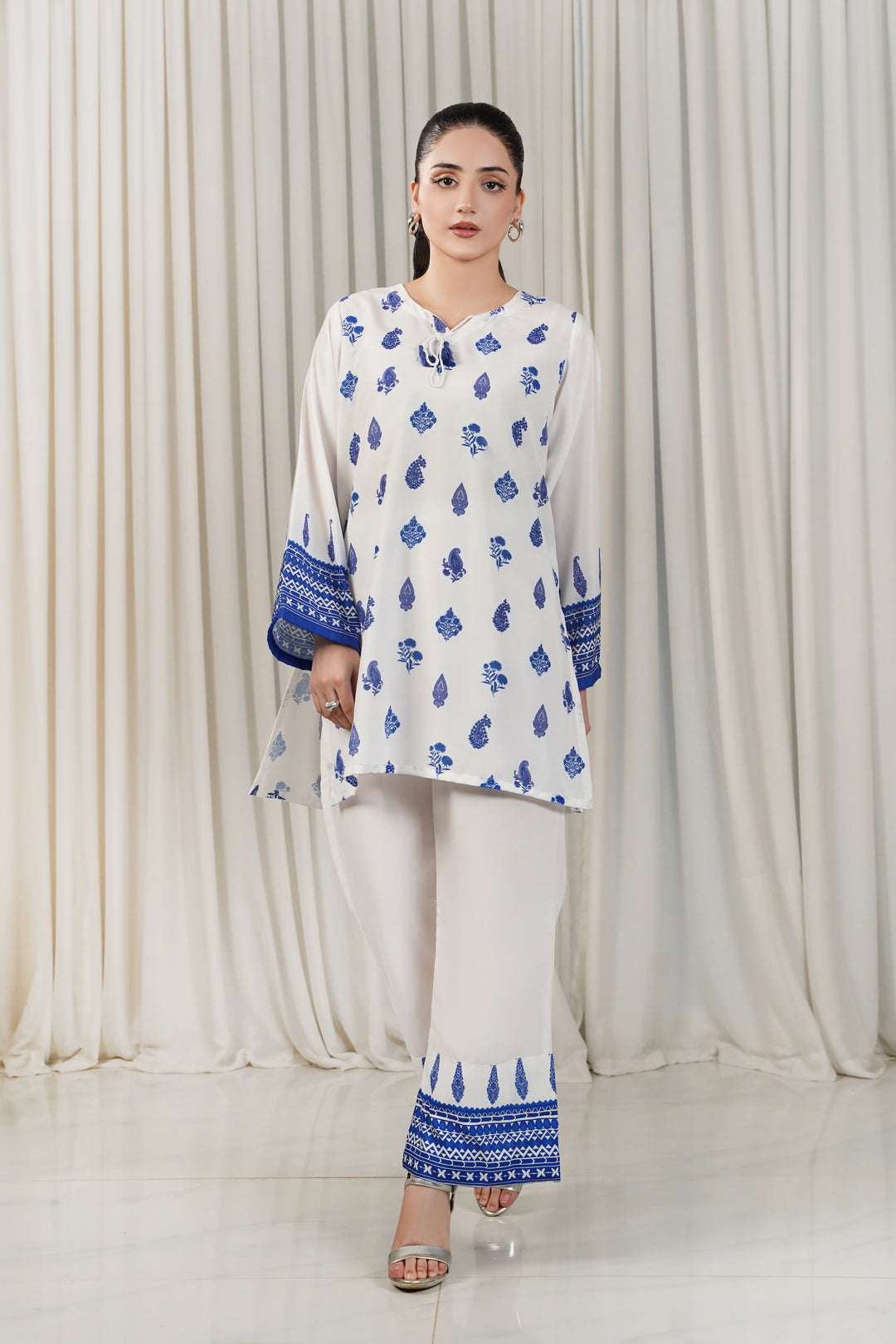Dhaga Women Pret Printed 2 Piece Soft Crepe Abigail SS25DKP113 - Summer Collection
