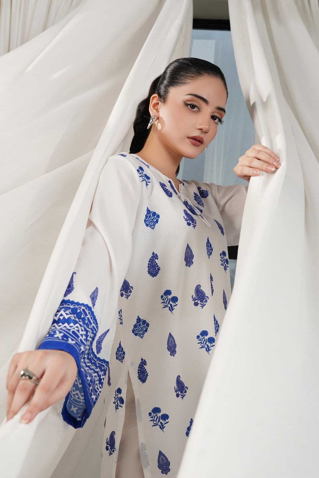 Dhaga Women Pret Printed 2 Piece Soft Crepe Abigail SS25DKP113 - Summer Collection