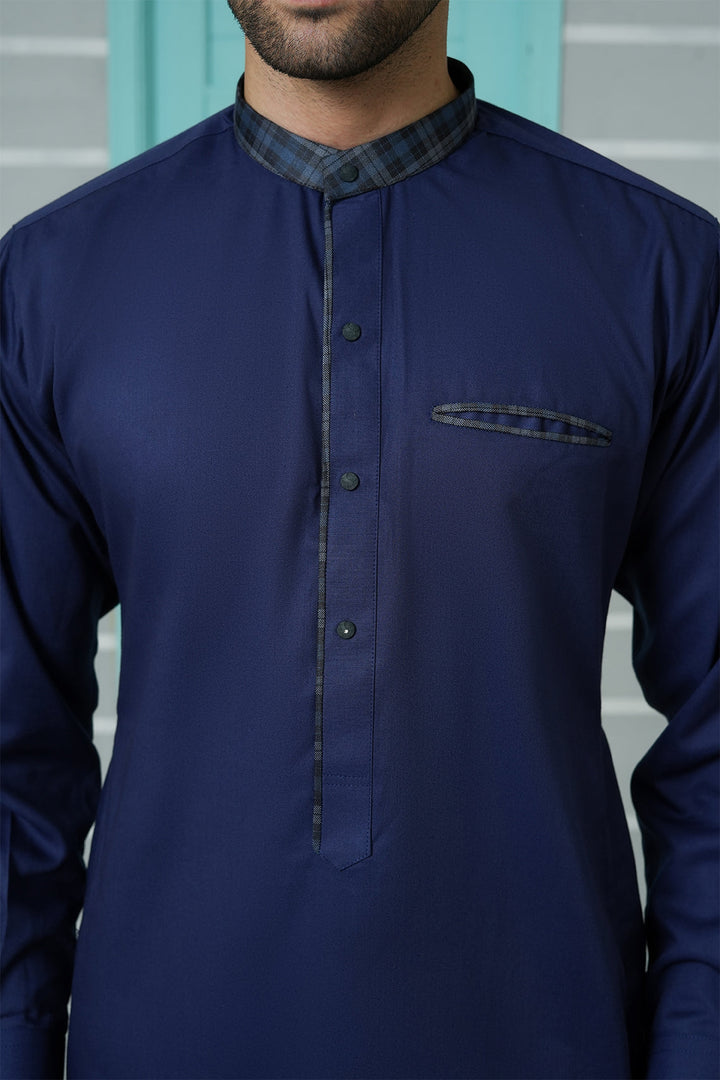 Royal Arabic Jubba by Edge Republic Mens RTW Solids Cotton Viscose 2 Piece Suit JB 006 Festive Collection