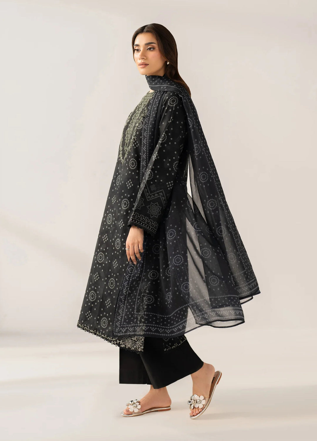 Le'essence by Xenia Formals Unstitched Embroidered Lawn 3 Piece Suit XE26UL D-01 Neara - Summer Collection