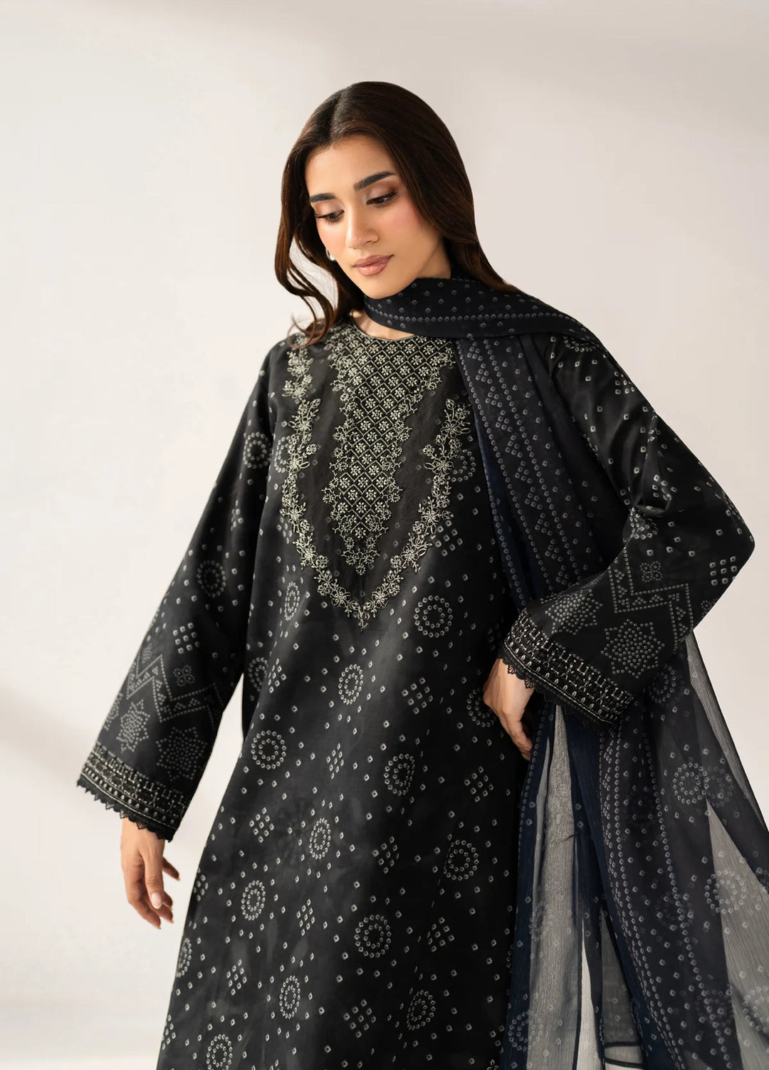 Le'essence by Xenia Formals Unstitched Embroidered Lawn 3 Piece Suit XE26UL D-01 Neara - Summer Collection