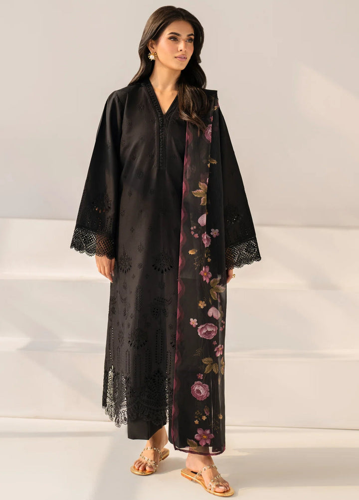 Layana by Xenia Formals Unstitched Embroidered Lawn 3 Piece Suit XE26ULL D-10 Saphie - Summer Collection