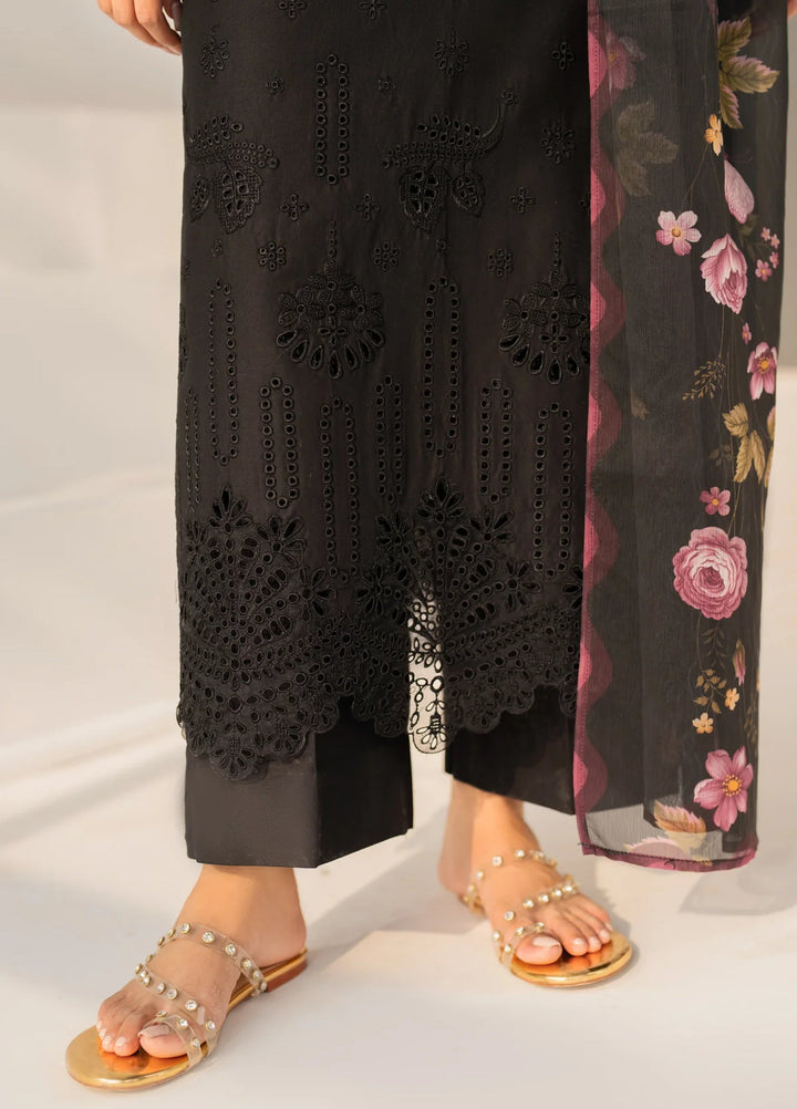 Layana by Xenia Formals Unstitched Embroidered Lawn 3 Piece Suit XE26ULL D-10 Saphie - Summer Collection