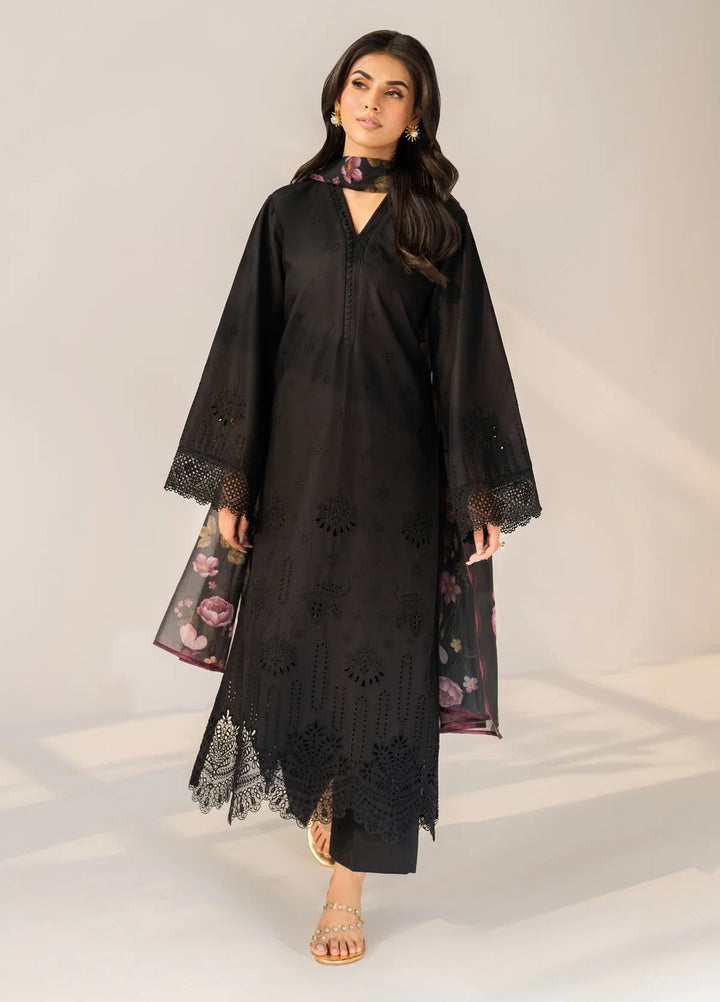 Layana by Xenia Formals Unstitched Embroidered Lawn 3 Piece Suit XE26ULL D-10 Saphie - Summer Collection