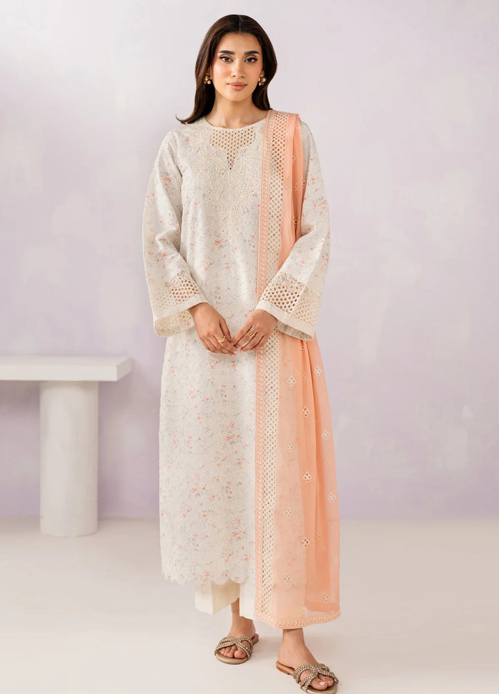 Le'essence by Xenia Formals Unstitched Embroidered Lawn 3 Piece Suit XE26UL D-10 Coraya - Summer Collection