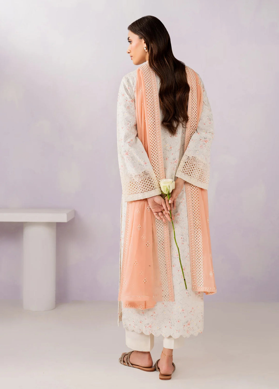 Le'essence by Xenia Formals Unstitched Embroidered Lawn 3 Piece Suit XE26UL D-10 Coraya - Summer Collection