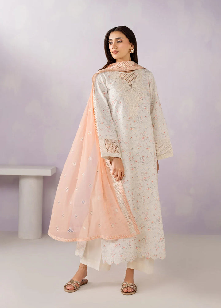 Le'essence by Xenia Formals Unstitched Embroidered Lawn 3 Piece Suit XE26UL D-10 Coraya - Summer Collection
