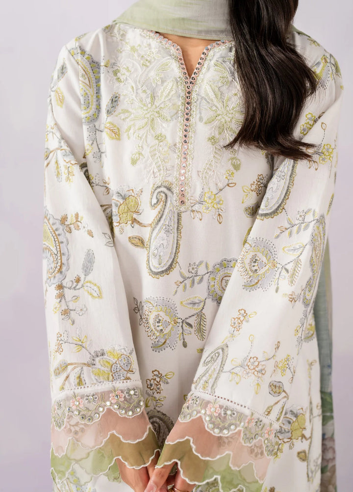 Le'essence by Xenia Formals Unstitched Embroidered Lawn 3 Piece Suit XE26UL D-12 Izzy - Summer Collection