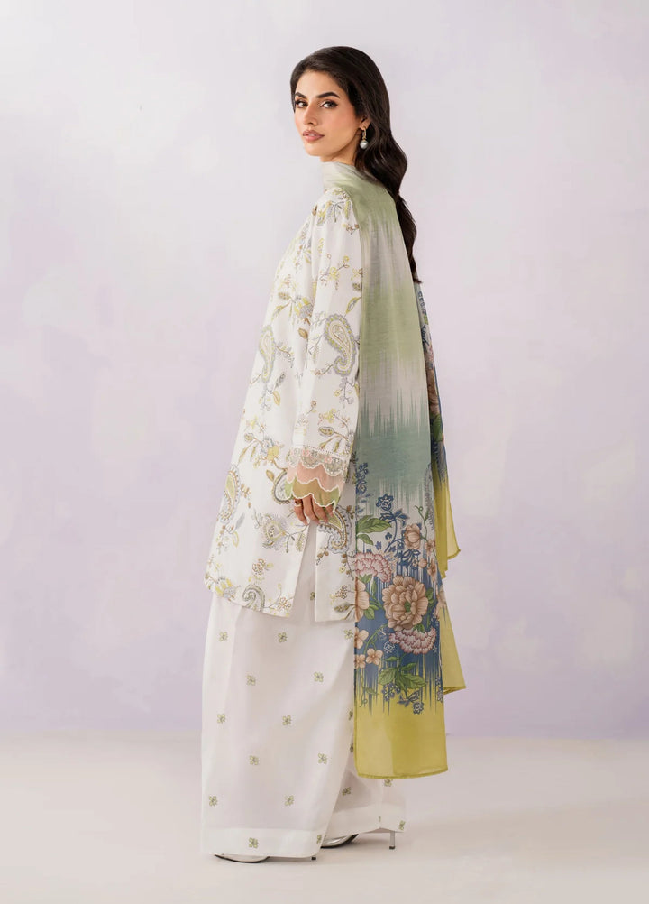 Le'essence by Xenia Formals Unstitched Embroidered Lawn 3 Piece Suit XE26UL D-12 Izzy - Summer Collection