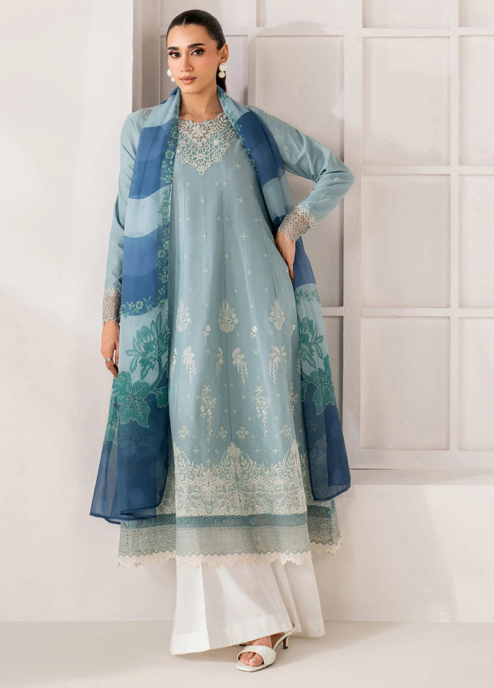 Le'essence by Xenia Formals Unstitched Embroidered Lawn 3 Piece Suit XE26UL D-04 Wylie - Summer Collection